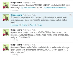 Thiaguinho mostra indignação no Twitter (Foto: Reprodução /Twitter)