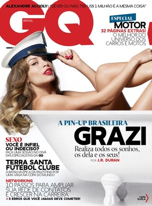 Grazi Massafera na capa da revista 'GQ' de novembro (Foto: GQ/ Reprodução)