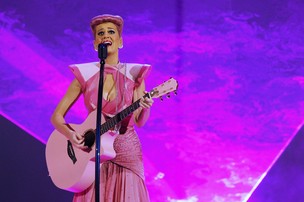 Katy Perry canta no American Music Awards em Los Angeles, nos Estados Unidos (Foto: Reuters/ Agência)