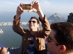 Jim Carrey no Rio (Foto: Gabriel Reis/AgNews)