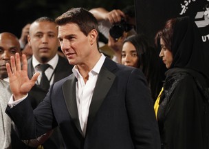 Tom Cruise na iotava edição do festival de cinema de Dubai (Foto: Reuters/ Agência)
