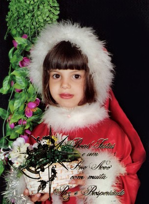 Sthefany Britto (especial Natal) (Foto: Album de família)