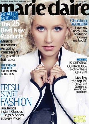Christina Aguilera posa para capa de revista (Foto: Reprodução)
