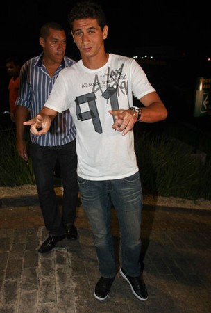 Ganso no aniversário de Neymar em São Paulo (Foto: Manuela Scarpa/ Photo Rio News)