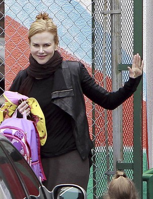 Nicole Kidman com a filha, Sunday Rose (Foto: Honopix)