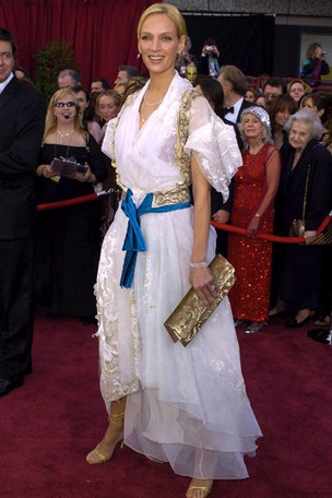 Uma Thurman no Oscar (Foto: Getty Images)