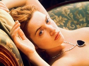 A atriz Kate Winslet em cena de 'Titanic' (Foto: Divulgação)