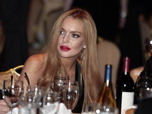 Lindsay Lohan em jantar na Casa Branca (Foto: Agência/ Reuters)