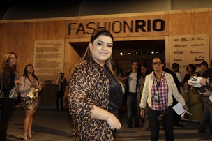 Preta Gil no Fashion Rio (Foto: Isac luz / EGO)