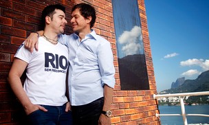 Carlos Tufvesson e André Piva posam para o EGO (Foto: Marcos Serra Lima/EGO)