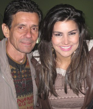 Mariana Felício ao lado do pai, Dilson (Foto: Reprodução/Facebook)