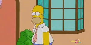 Homer Simpson cantando (Foto: Reprodução)