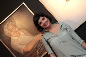 Vanessa Giácomo em exposição sobre Jorge Amado (Foto: Isac luz / EGO)