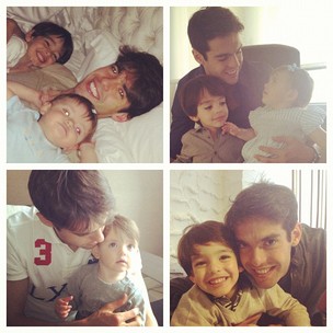 Carol Celico posta mensagem de 'Dia dos Pais' para Kaká (Foto: Instagram / Reprodução)