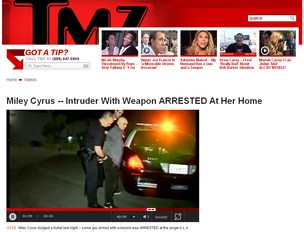 Prisão do invasor da casa de Miley Cyrus (Foto: Reprodução / TMZ.COM)