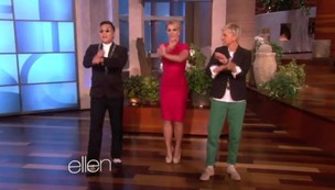 Britney Spears dança 'Gangnam Style' no programa da Ellen (Foto: YouTube / Reprodução)