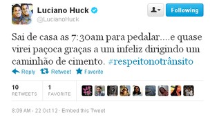 Luciano Huck no Twitter (Foto: Reprodução/Twitter)