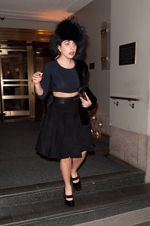 Lady Gaga em Nova York, nos Estados Unidos (Foto: D Dipasupil/ Getty Images/ Agência)