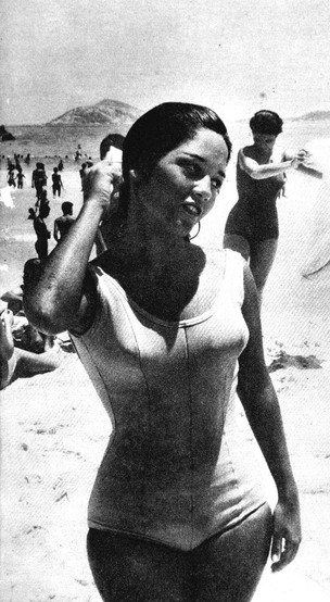 Moda da praia Ipanema - 1950 - o Cruzeiro  (Foto: Divulgação)