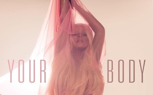 Capa do novo single de Christina Aguilera, ‘Your Body’ (Foto: Reprodução)