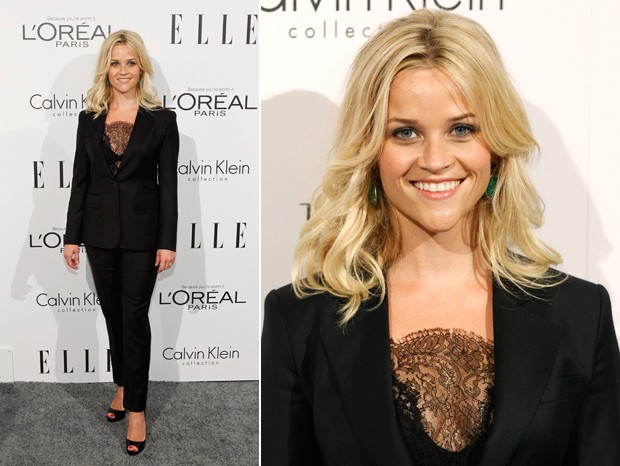 Reese Witherspoon no evento promovido pela Elle, em Los Angeles, Califórnia (Foto: Reuters)