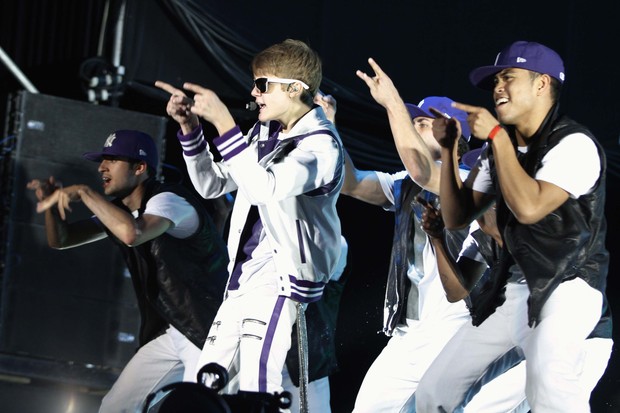 Show de Justin Bieber em Lima, no Peru - 17/10/2011 (Foto: Reuters)