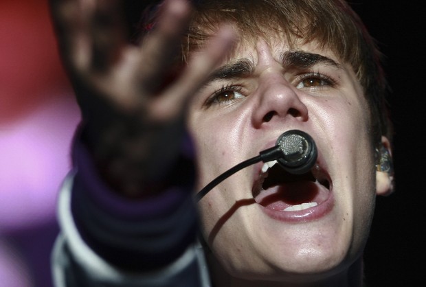 Justin Bieber se apresenta em Caracas, na Venezuela (Foto: Reuters/ Agência)