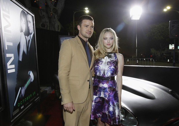 Justin Timberlake e Amanda Seyfried na première do filme ‘O preço do amanhã’ na Califórnia, nos Estados Unidos. (Foto: Reuters/ Agência)