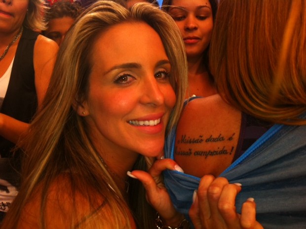 Fã faz tatuagem para Joana Machado (Foto: Divulgação)