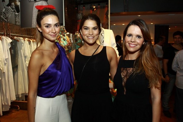 Thaila Ayala, Prisicla Fantin e Viviane Victoretti em inauguração de loja no Rio (Foto: Anderson Borde/ Ag. News)
