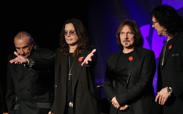 Black Sabbath anuncia retorno em coletiva de imprensa em Los Angeles (Foto: Reuters)