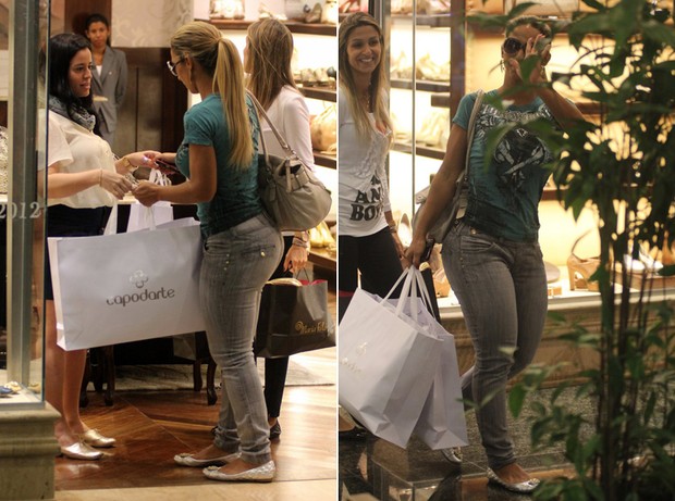 Valesca Popozuda vai às compras em shopping do Rio (Foto: Marcus Pavão / AgNews)