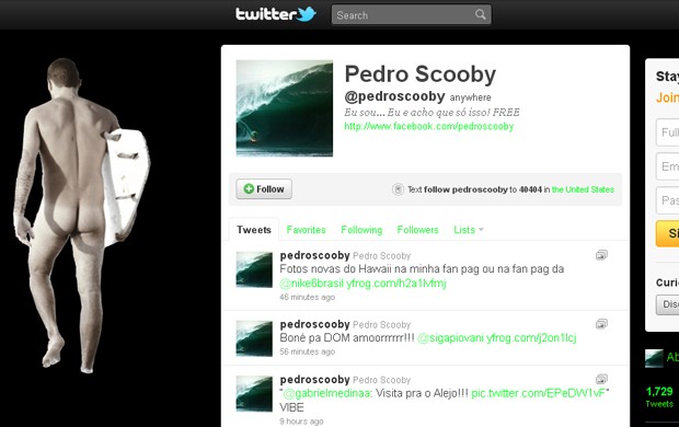 pedro scooby (Foto: reprodução / twitter)