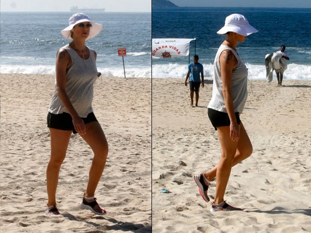 Luana Piovani se exercita no RJ (Foto: Edson Teófilo/Photorio News)