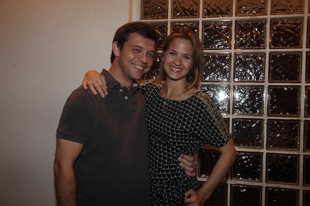 Luiza Valdetaro com o marido Alberto Blanco no F1 Rocks em São Paulo (Foto: Manuela Scarpa/ Photo Rio News)