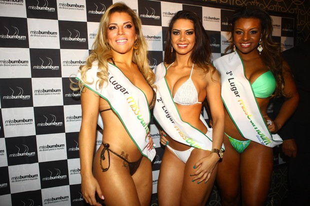 Concurso Miss Bumbum em São Paulo (Foto: Iwi Onodera/ EGO)