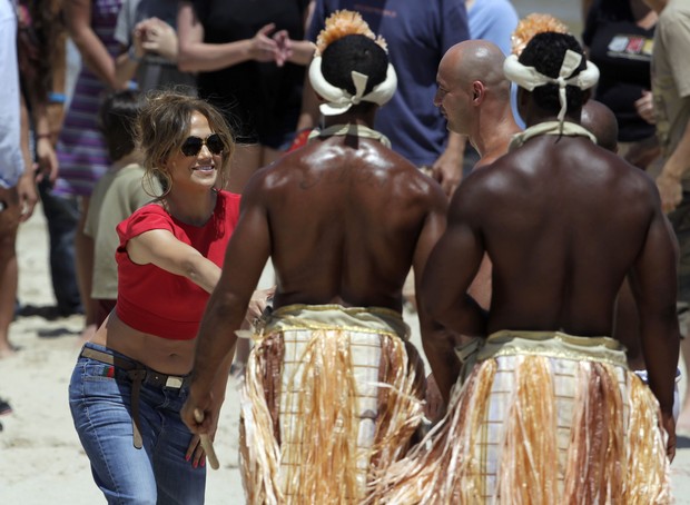 Jennifer Lopez no Uruguai (Foto: Agência/Reuters)