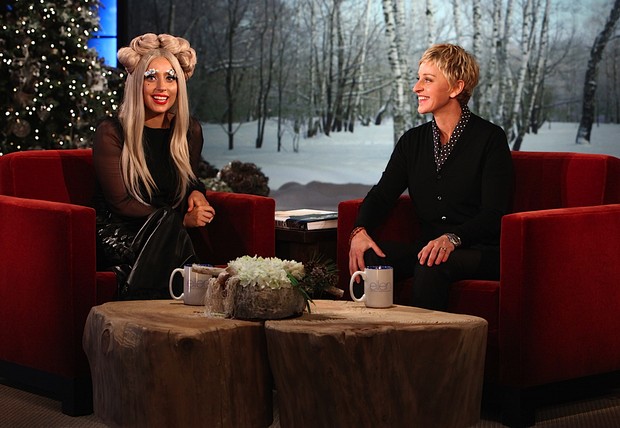 Lady Gaga é entrevista por Ellen DeGeneres (Foto: Reprodução)