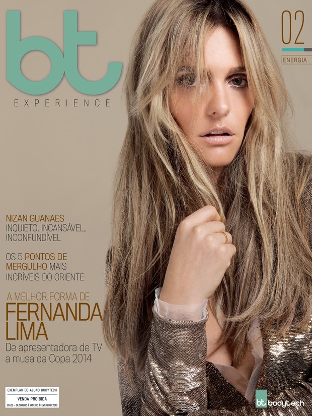 Fernanda Lima posou para a capa da segunda edição da revista BT Experience (Foto: Divulgação/ Divulgação)