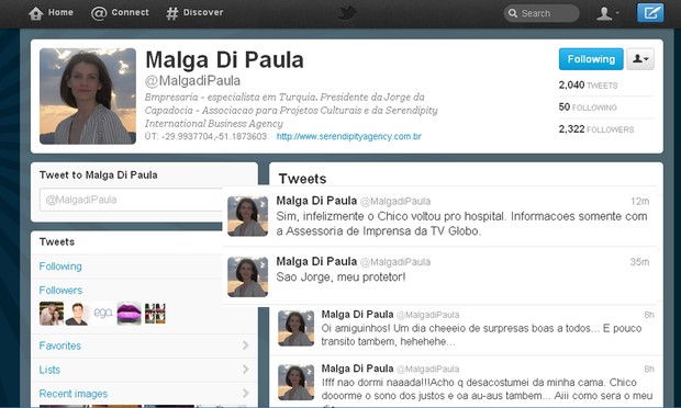 Twitter Malga Di Paula (Foto: Reprodução/Twitter)