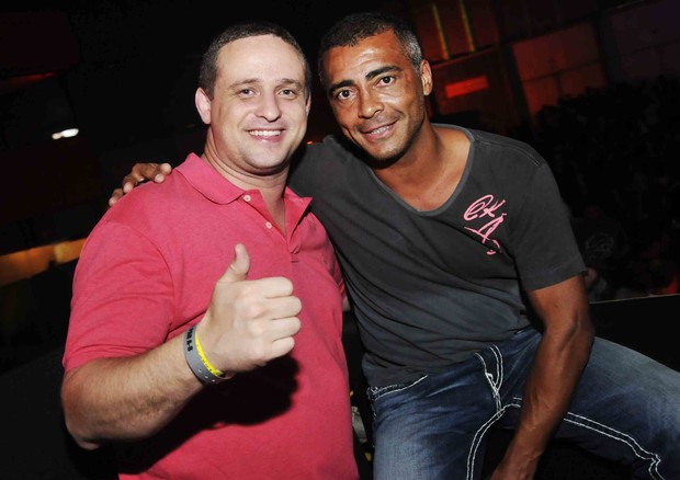 Marcelo Arar e Romário (Foto: Ari Kaye/Divulgação)
