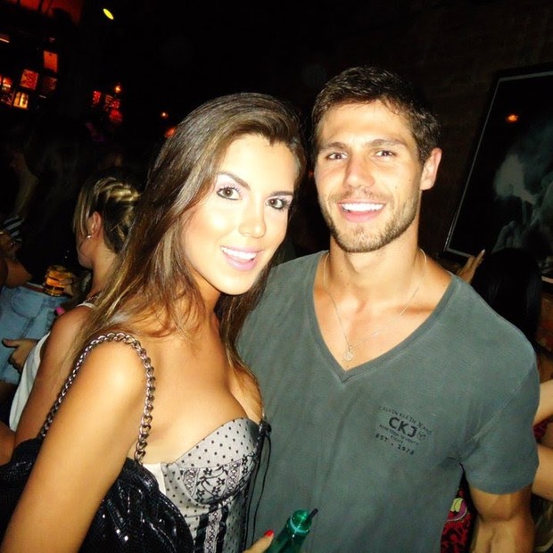 Jonas com a ex-namorada Mayra Azevedo (Foto: Arquivo Pessoal)