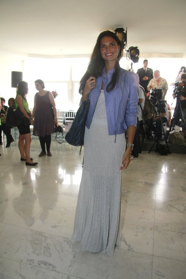 Daniella Sarahyba no Fashion Business (Foto: Isac Luz / EGO)
