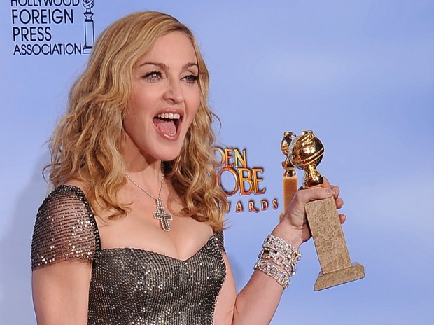 Madonna no Globo de Ouro (Foto: AFP/ Agência)