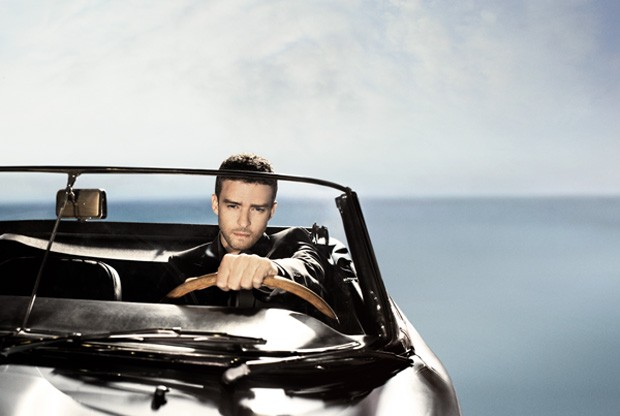 Justin Timberlake posa para campanha de perfume (Foto: Divulgação)