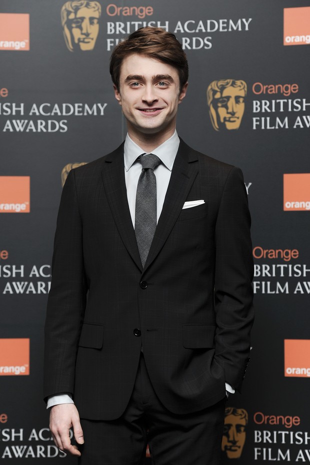 Daniel Radcliffe em evento para anunciar os indicados ao Bafta 2012, em Londres, na Inglaterra (Foto: AFP/ Agência)