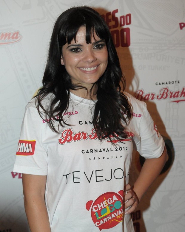 Vanessa Giácomo em evento em São Paulo (Foto: Francisco Cepeda/ Ag.News)
