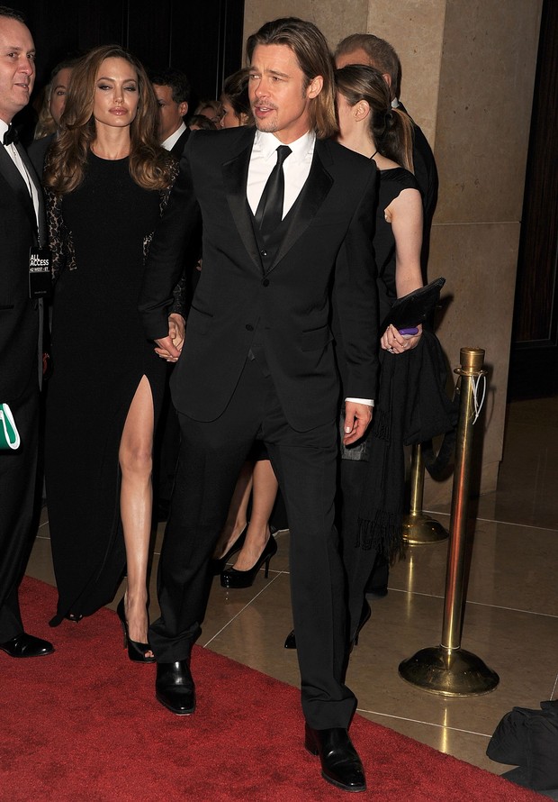 Angelina Jolie e Brad Pitt (Foto: Agência/Getty)