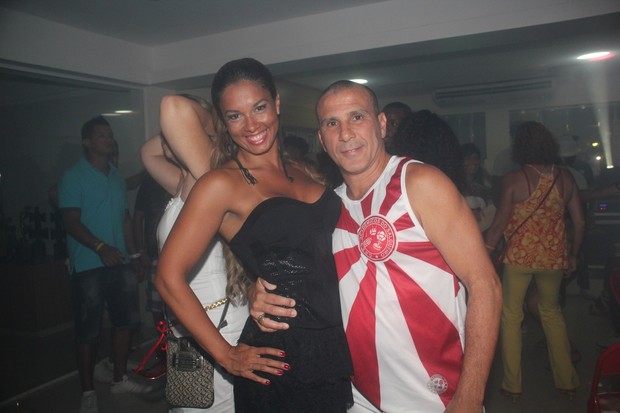 Milena Nogueira e Eri Johnson (Foto: Photo Rio News)