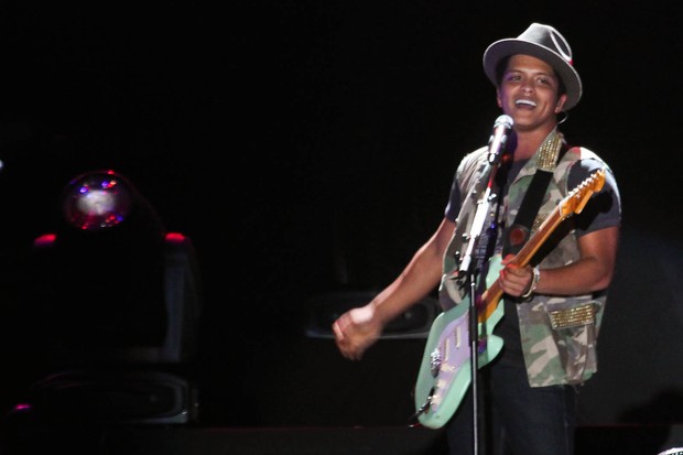 Bruno Mars no 'Summer Soul Festival' em São Paulo (Foto: Manuela Scarpa/ Photo Rio News)